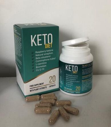 Keto Diet胶囊的照片，服用该产品的经验